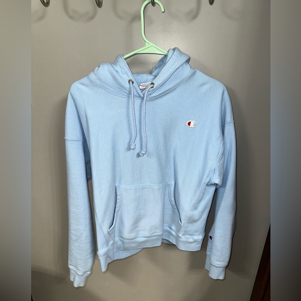 Champion Reverse Weave Blue hoodie